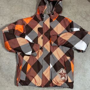 Sessions Aston Y2K Jacket Deluxe Recco Avalanche Sys Ski Snowboard Men Sz Small